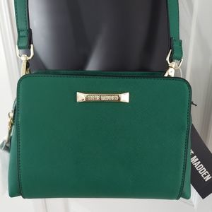 Steve Madden Brand New Green Crossbody Handbag